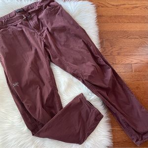 Arc'teryx Men's Pants in Burgundy